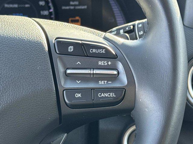 used 2021 Hyundai Kona EV car, priced at $15,300