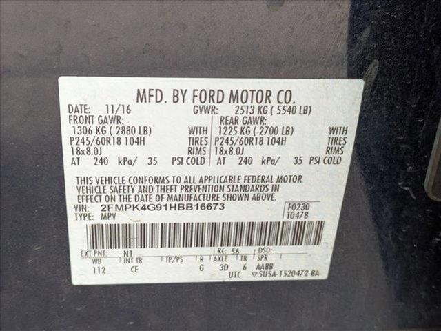 used 2017 Ford Edge car, priced at $11,000