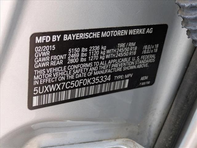 used 2015 BMW X3 car, priced at $11,000