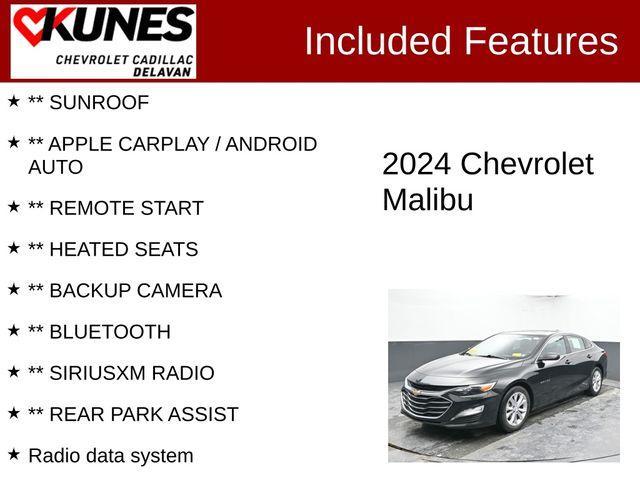 used 2024 Chevrolet Malibu car, priced at $19,342