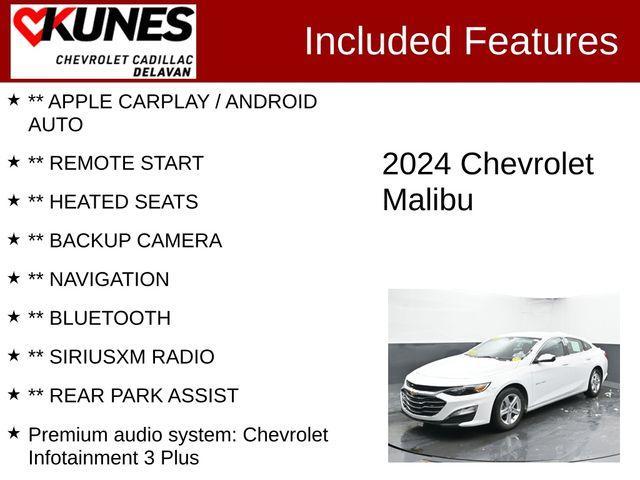 used 2024 Chevrolet Malibu car, priced at $17,386