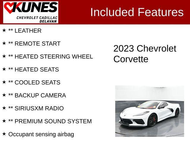 used 2023 Chevrolet Corvette car, priced at $73,999