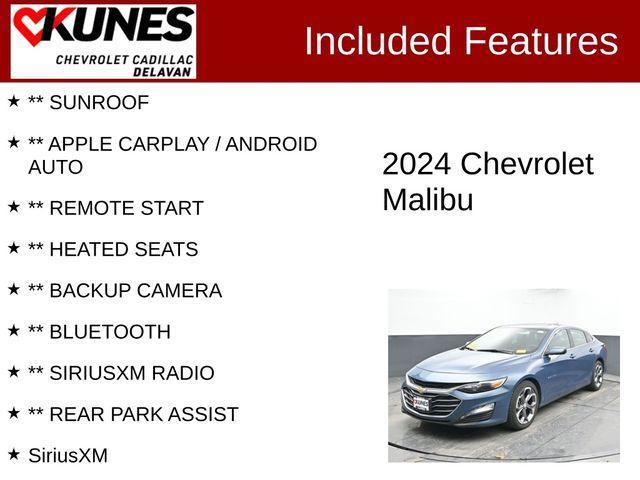 used 2024 Chevrolet Malibu car, priced at $19,502