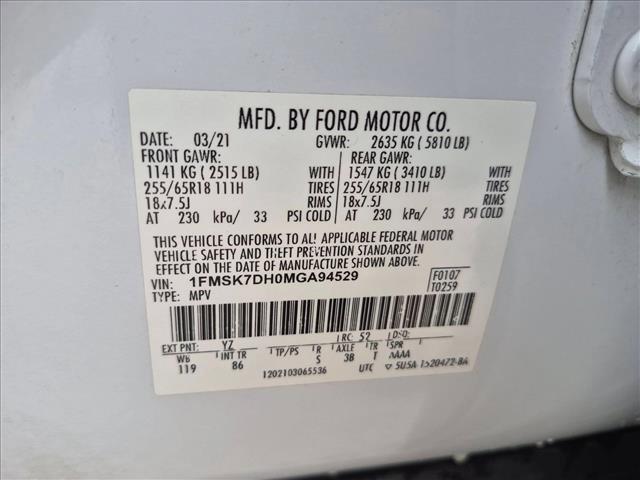 used 2021 Ford Explorer car, priced at $19,876