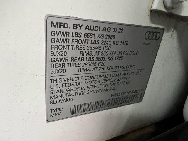 used 2022 Audi Q7 car, priced at $35,798