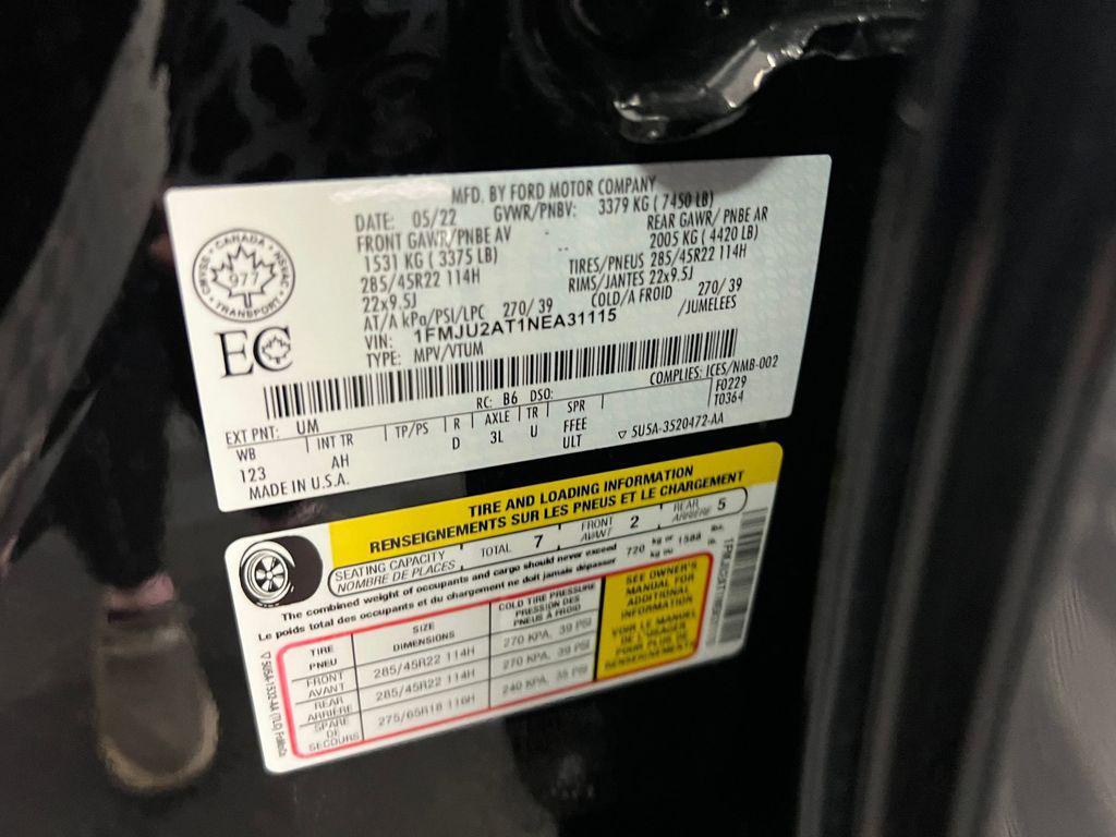 used 2022 Ford Expedition car, priced at $57,500