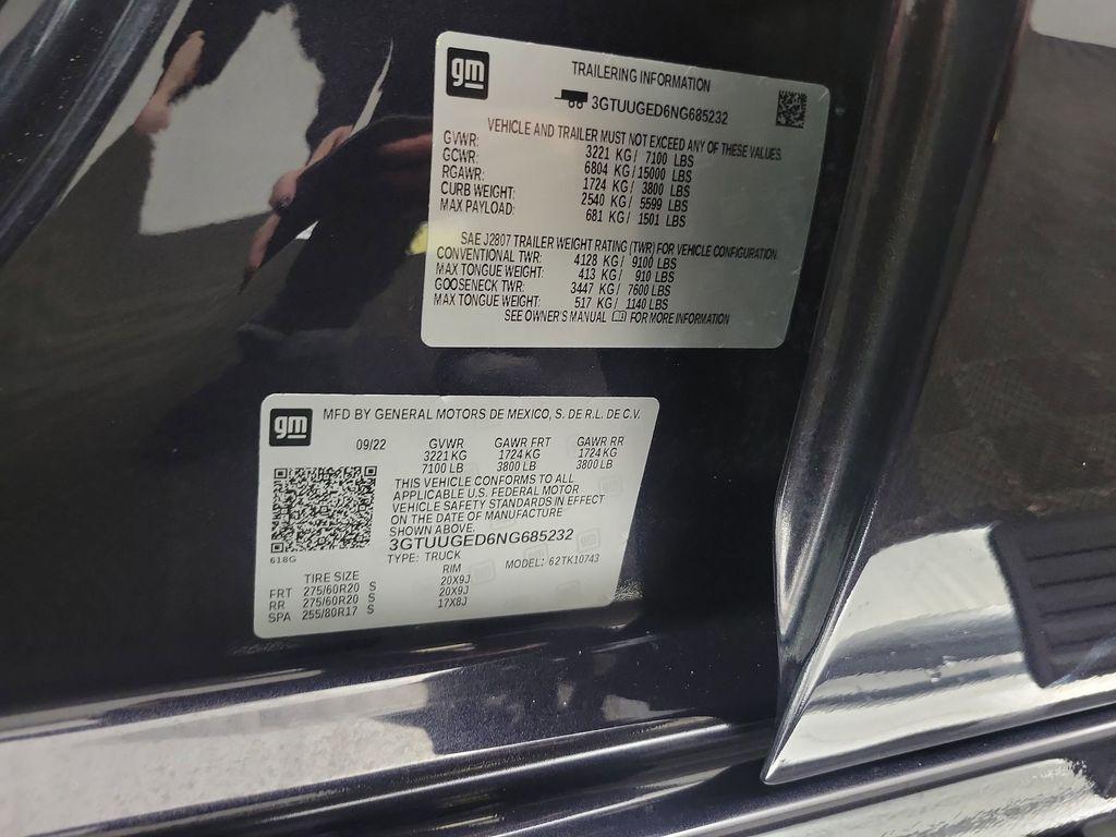 used 2022 GMC Sierra 1500 car, priced at $42,498