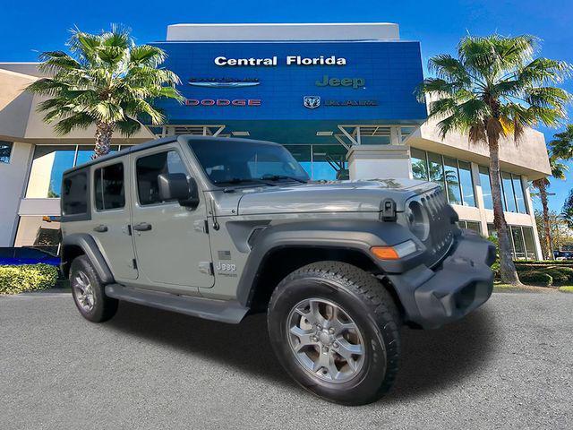 used 2020 Jeep Wrangler Unlimited car, priced at $18,249