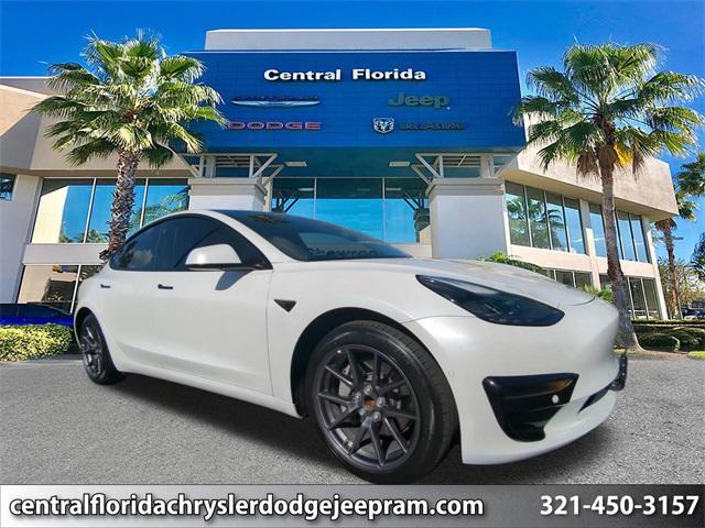 used 2021 Tesla Model 3 car, priced at $19,499