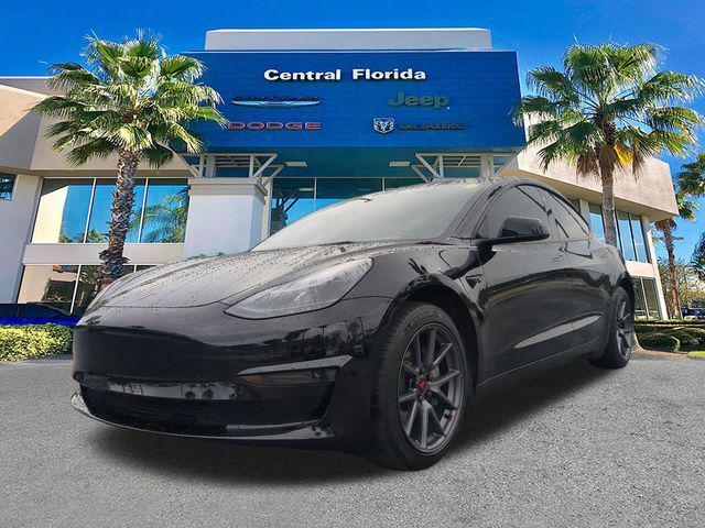 used 2023 Tesla Model 3 car, priced at $23,499