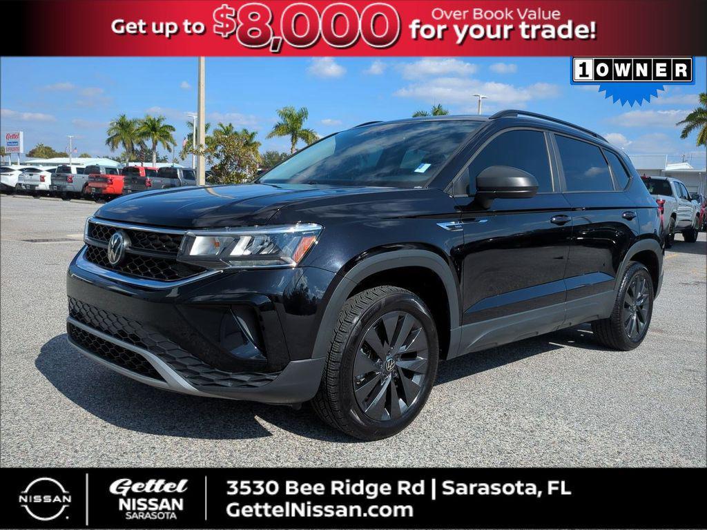 used 2023 Volkswagen Taos car, priced at $17,068