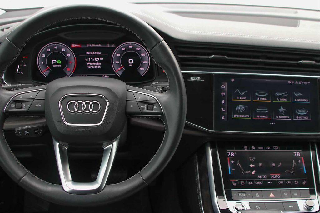 used 2023 Audi Q8 car, priced at $44,999