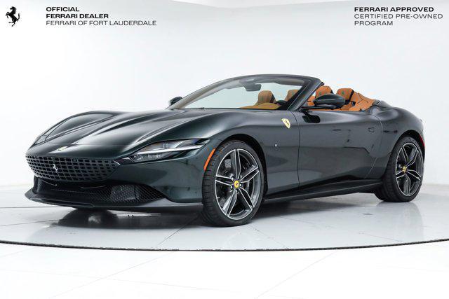used 2025 Ferrari Roma Spider car, priced at $345,000