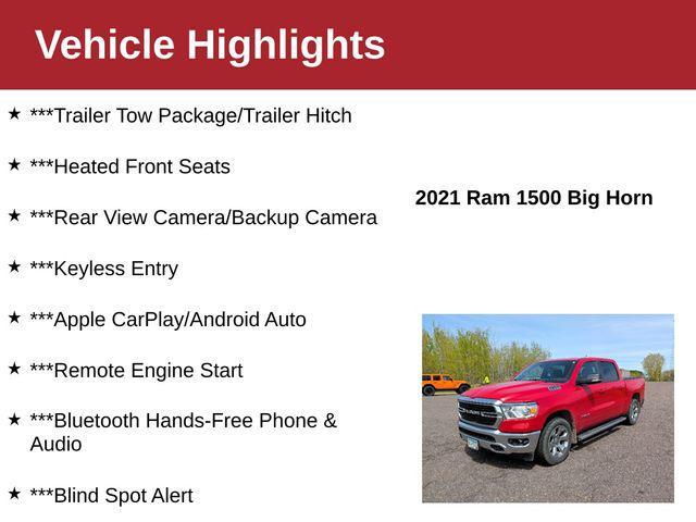 used 2021 Ram 1500 car, priced at $30,350