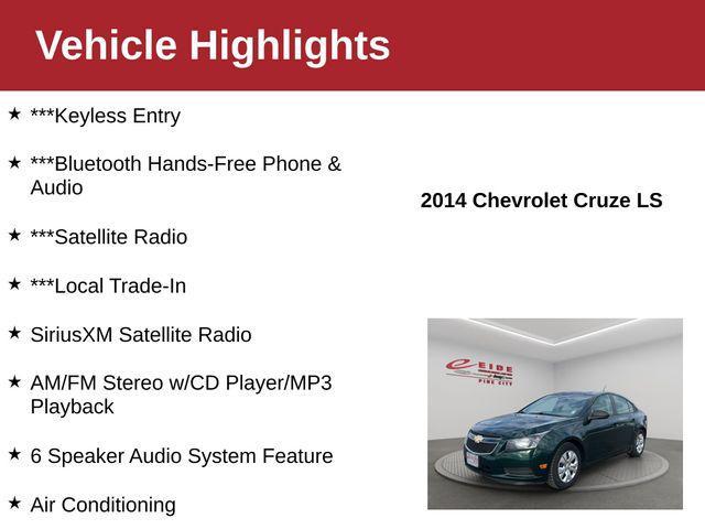 used 2014 Chevrolet Cruze car, priced at $4,000