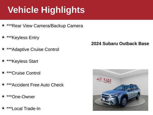 used 2024 Subaru Outback car, priced at $19,000