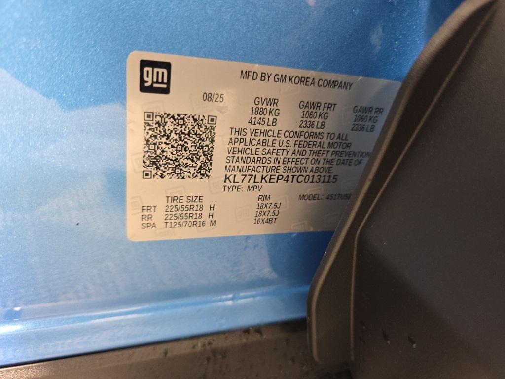 new 2026 Chevrolet Trax car, priced at $28,125