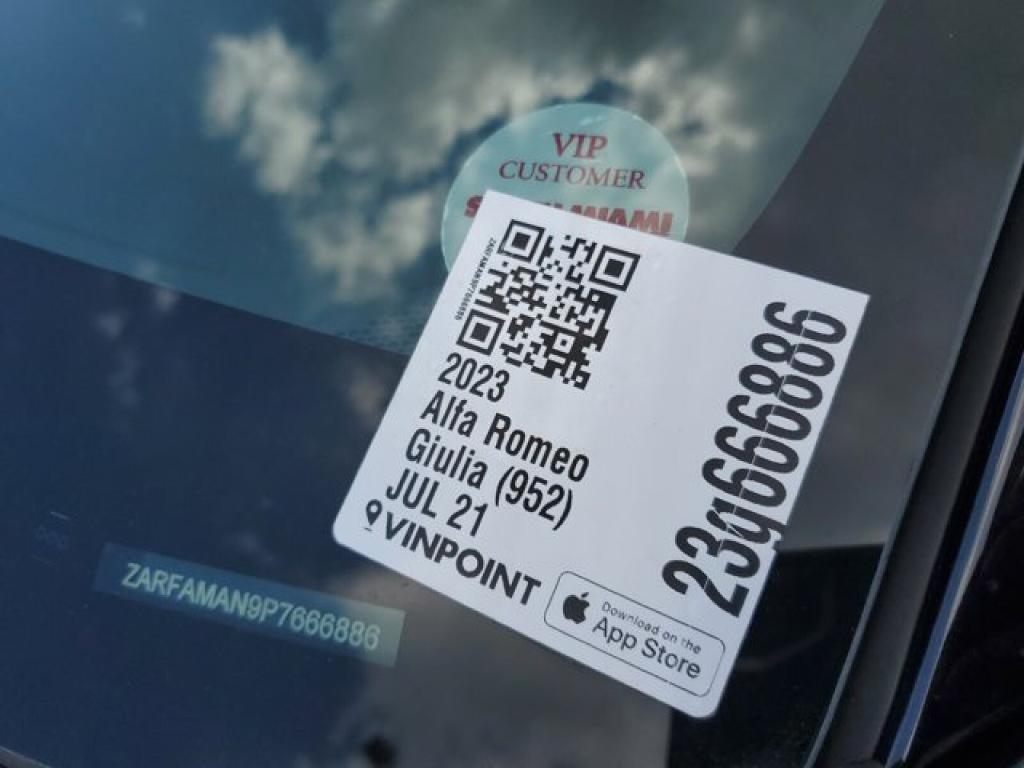 new 2023 Alfa Romeo Giulia car, priced at $42,455