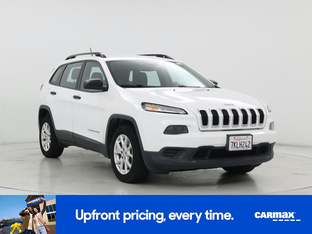 used 2016 Jeep Cherokee car, priced at $15,998