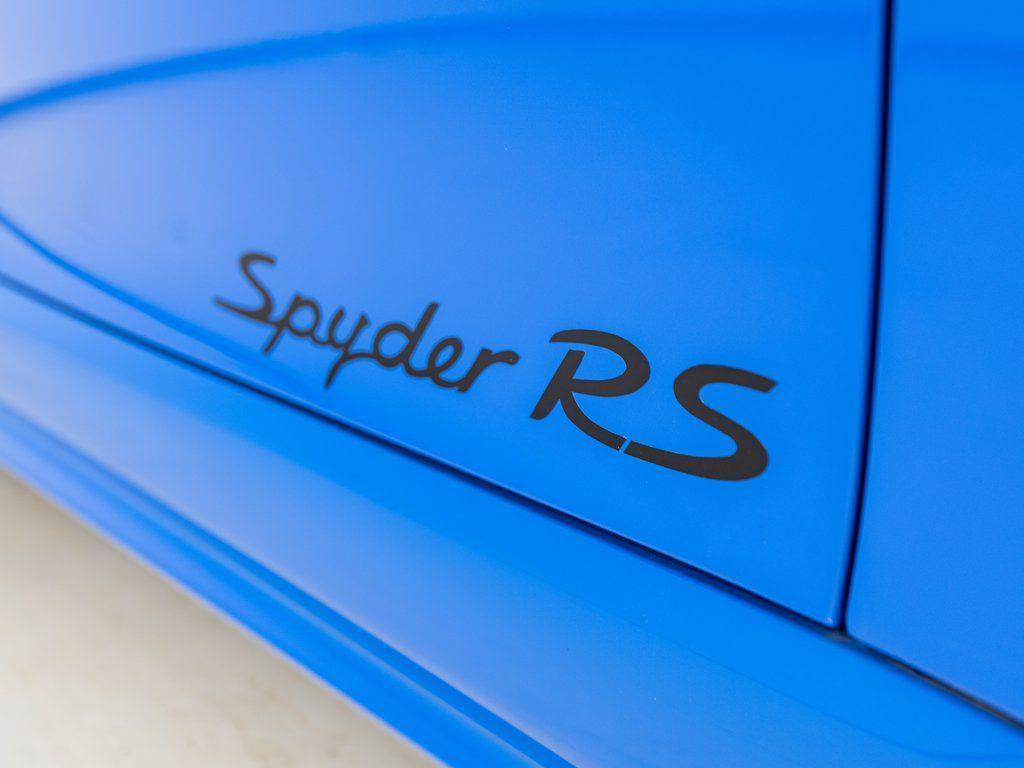 used 2025 Porsche 718 Spyder car, priced at $219,983