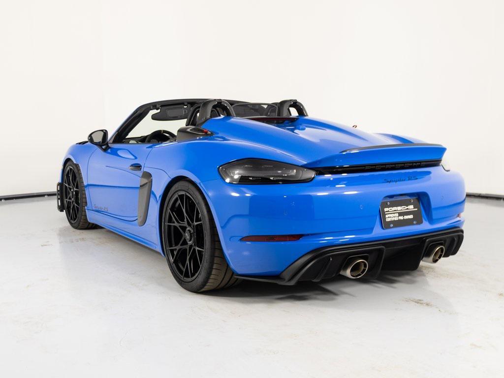 used 2025 Porsche 718 Spyder car, priced at $219,983