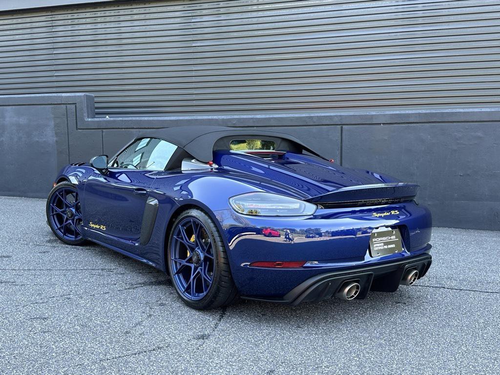 used 2025 Porsche 718 Spyder car, priced at $224,995