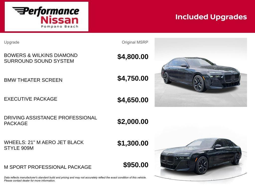used 2025 BMW 760 car, priced at $116,000
