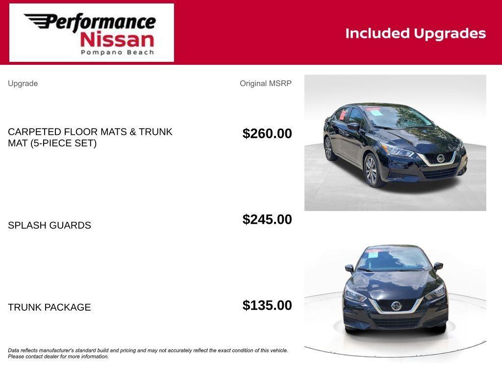 used 2022 Nissan Versa car, priced at $15,000