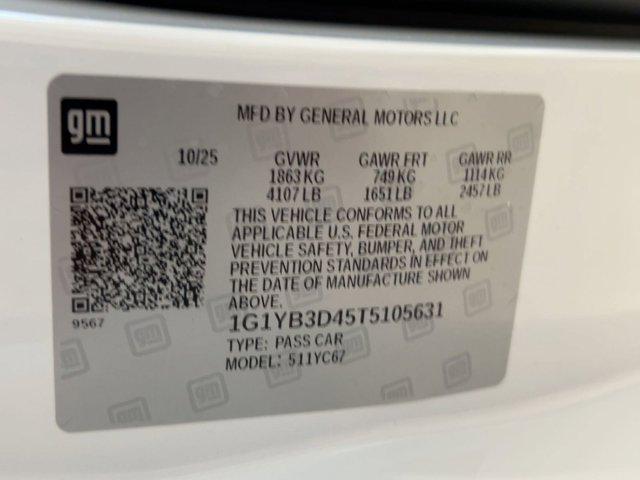 new 2026 Chevrolet Corvette car, priced at $94,741