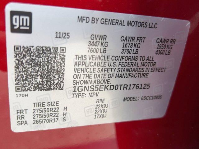 new 2026 Chevrolet Suburban car, priced at $73,741