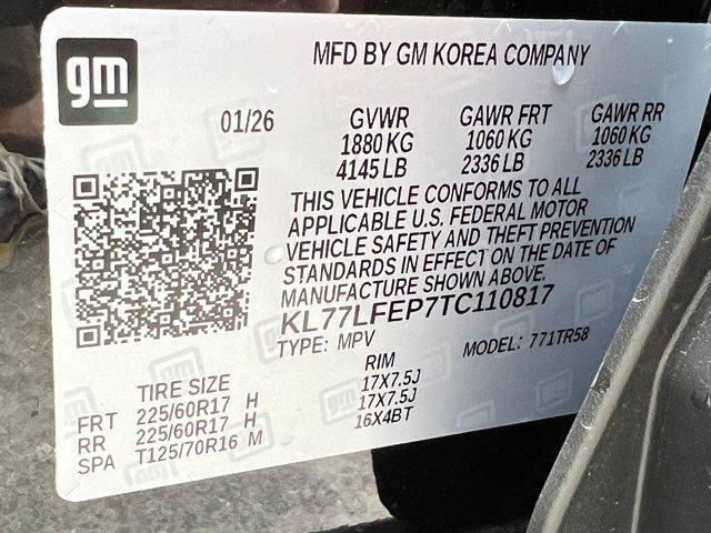 new 2026 Chevrolet Trax car, priced at $24,371