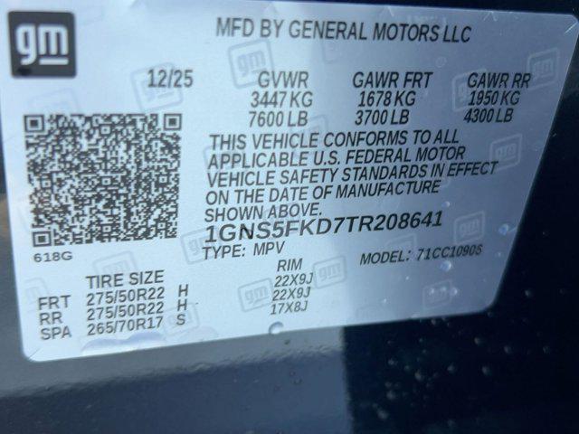 new 2026 Chevrolet Suburban car, priced at $80,932