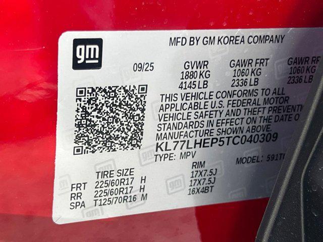 new 2026 Chevrolet Trax car, priced at $25,561