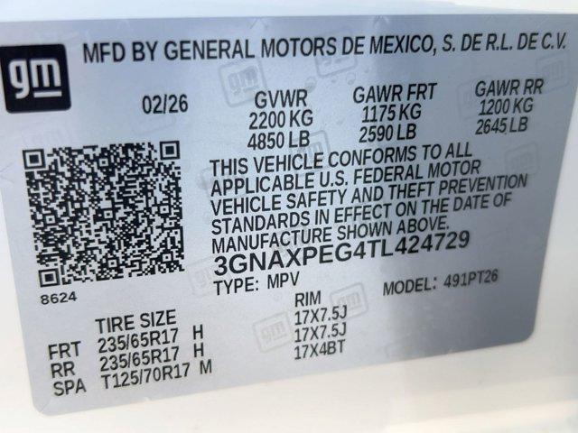 new 2026 Chevrolet Equinox car, priced at $31,041