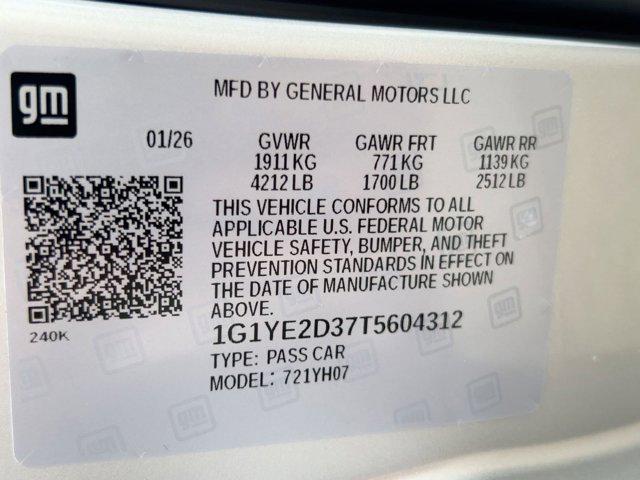 new 2026 Chevrolet Corvette car, priced at $147,151