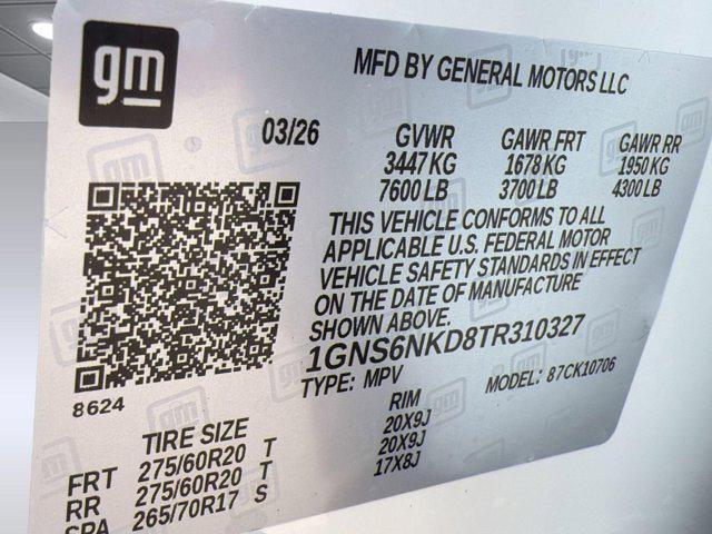 new 2026 Chevrolet Tahoe car, priced at $72,271