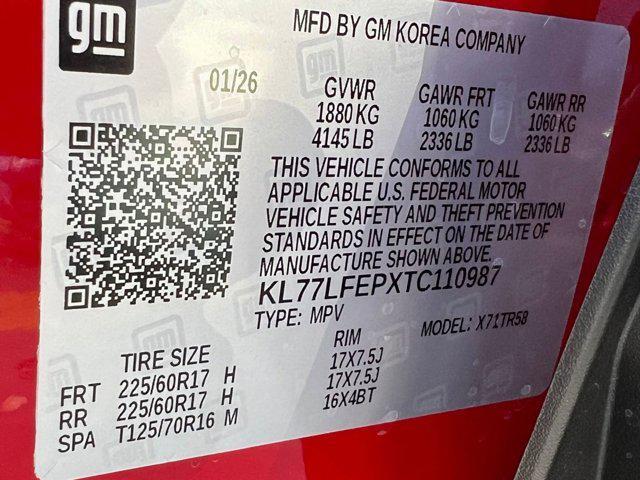 new 2026 Chevrolet Trax car, priced at $24,371