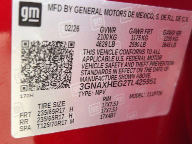 new 2026 Chevrolet Equinox car, priced at $28,831