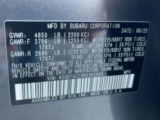 used 2022 Subaru Outback car, priced at $22,288