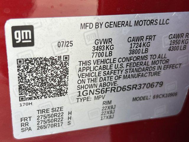 new 2025 Chevrolet Suburban car, priced at $81,473