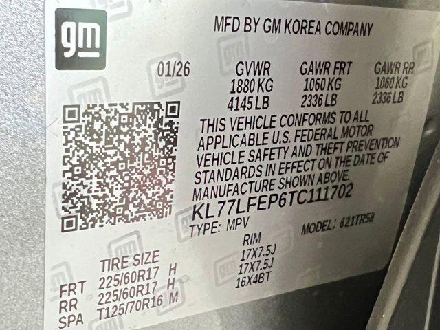 new 2026 Chevrolet Trax car, priced at $24,771