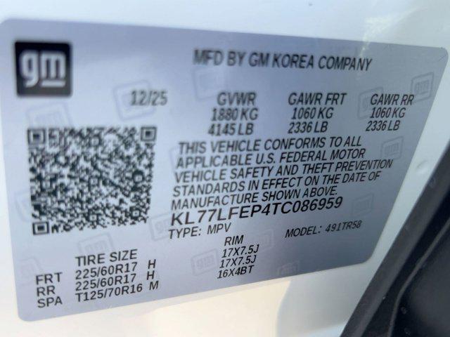 new 2026 Chevrolet Trax car, priced at $24,771