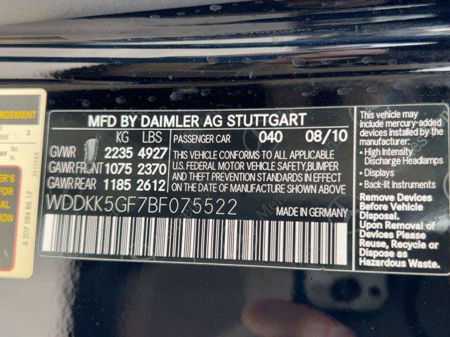 used 2011 Mercedes-Benz E-Class car, priced at $14,999