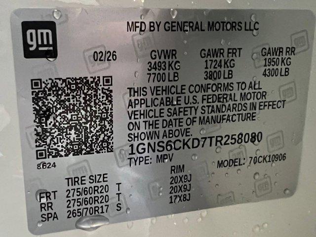 new 2026 Chevrolet Suburban car, priced at $74,361