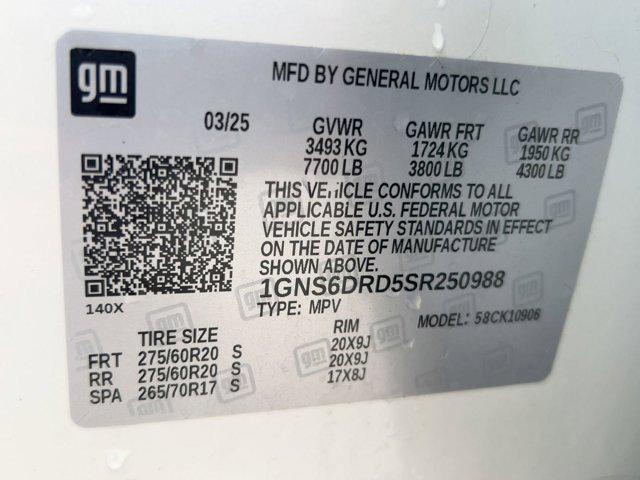 used 2025 Chevrolet Suburban car, priced at $64,488