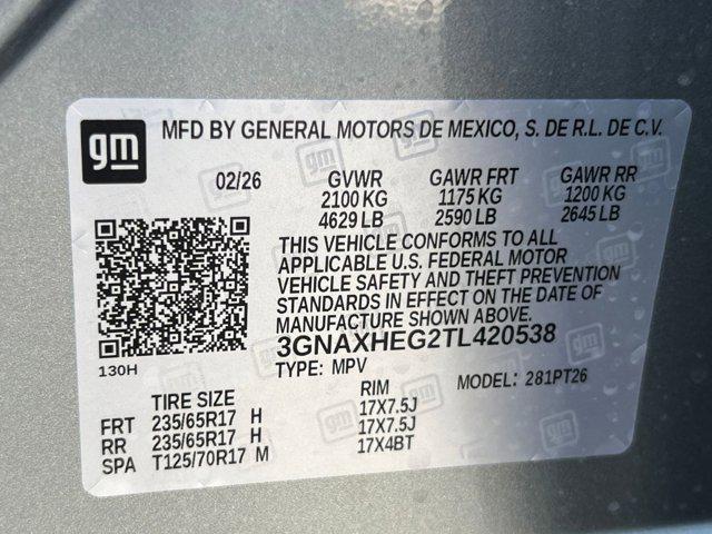 new 2026 Chevrolet Equinox car, priced at $28,331