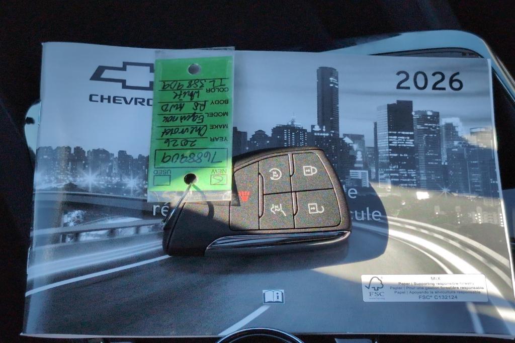 new 2026 Chevrolet Equinox car, priced at $41,805