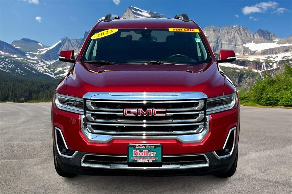 2023 Volcanic Red GMC Acadia