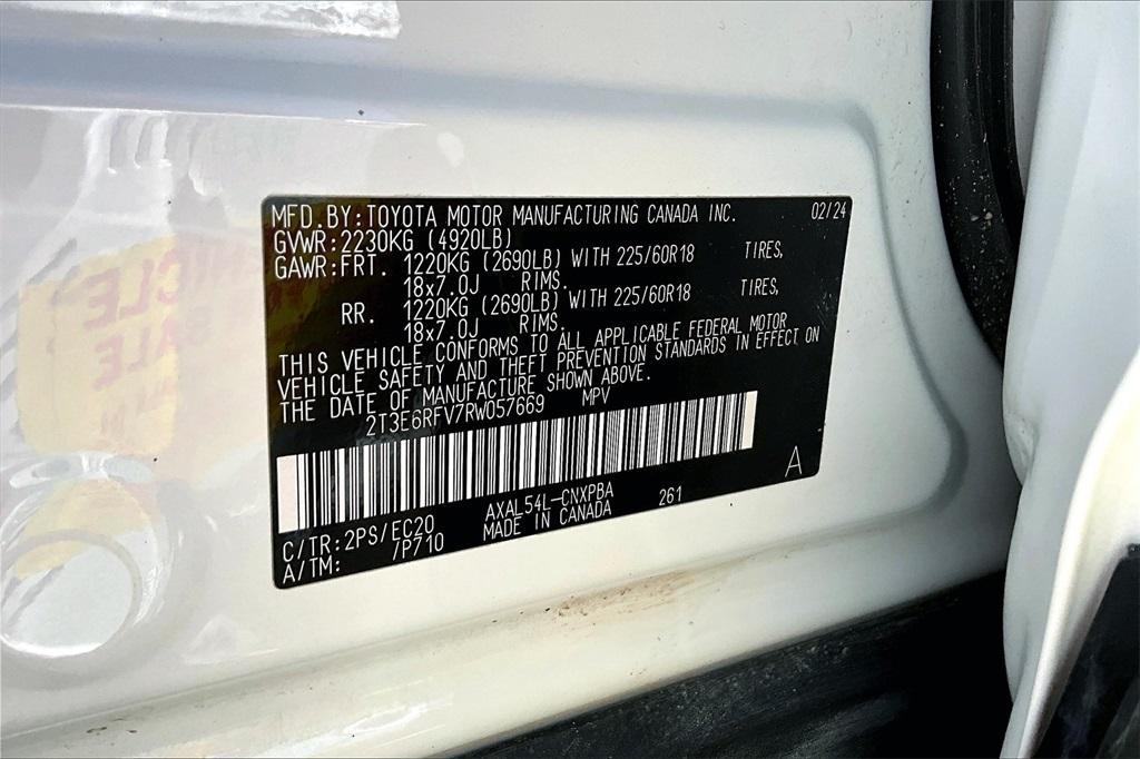 2024 Ice Toyota RAV4 Hybrid