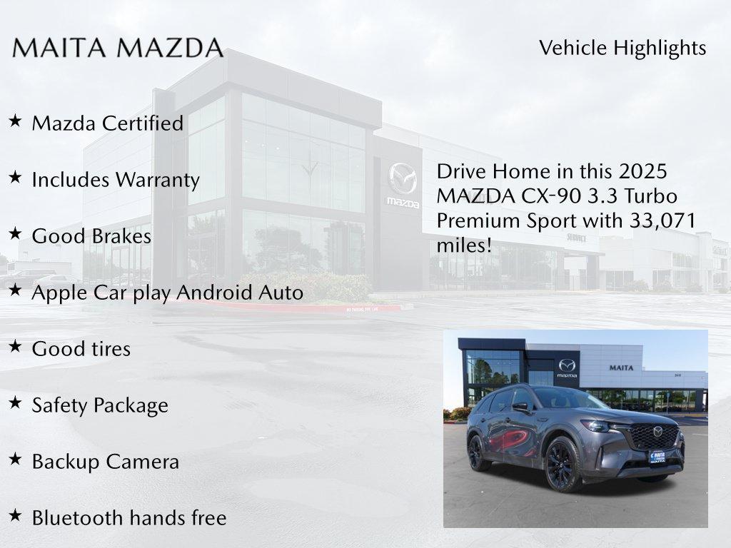 used 2025 Mazda CX-90 car, priced at $31,831